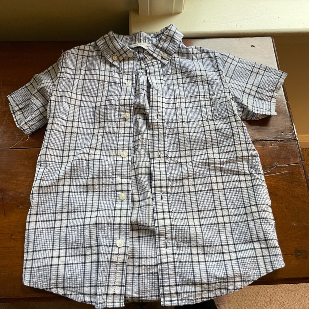 Janie and Jack boys button down short sleeve